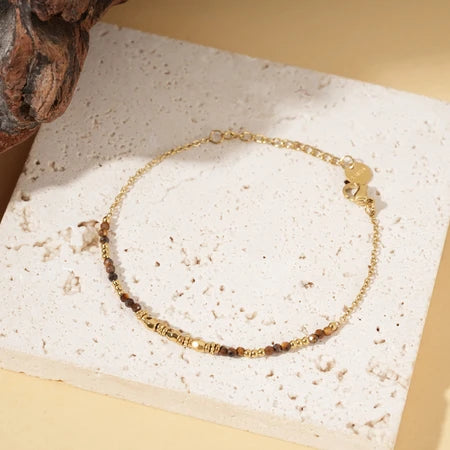 Sophie Tiger Eye Bracelet - Bronze