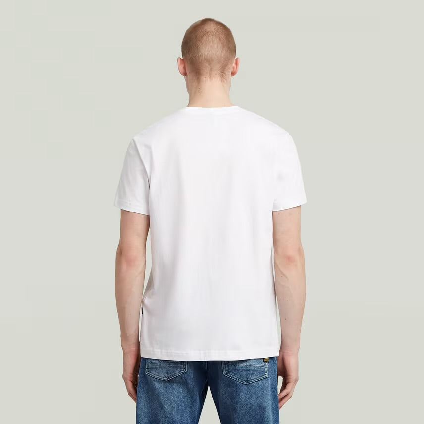 Gel Print T-Shirt - White