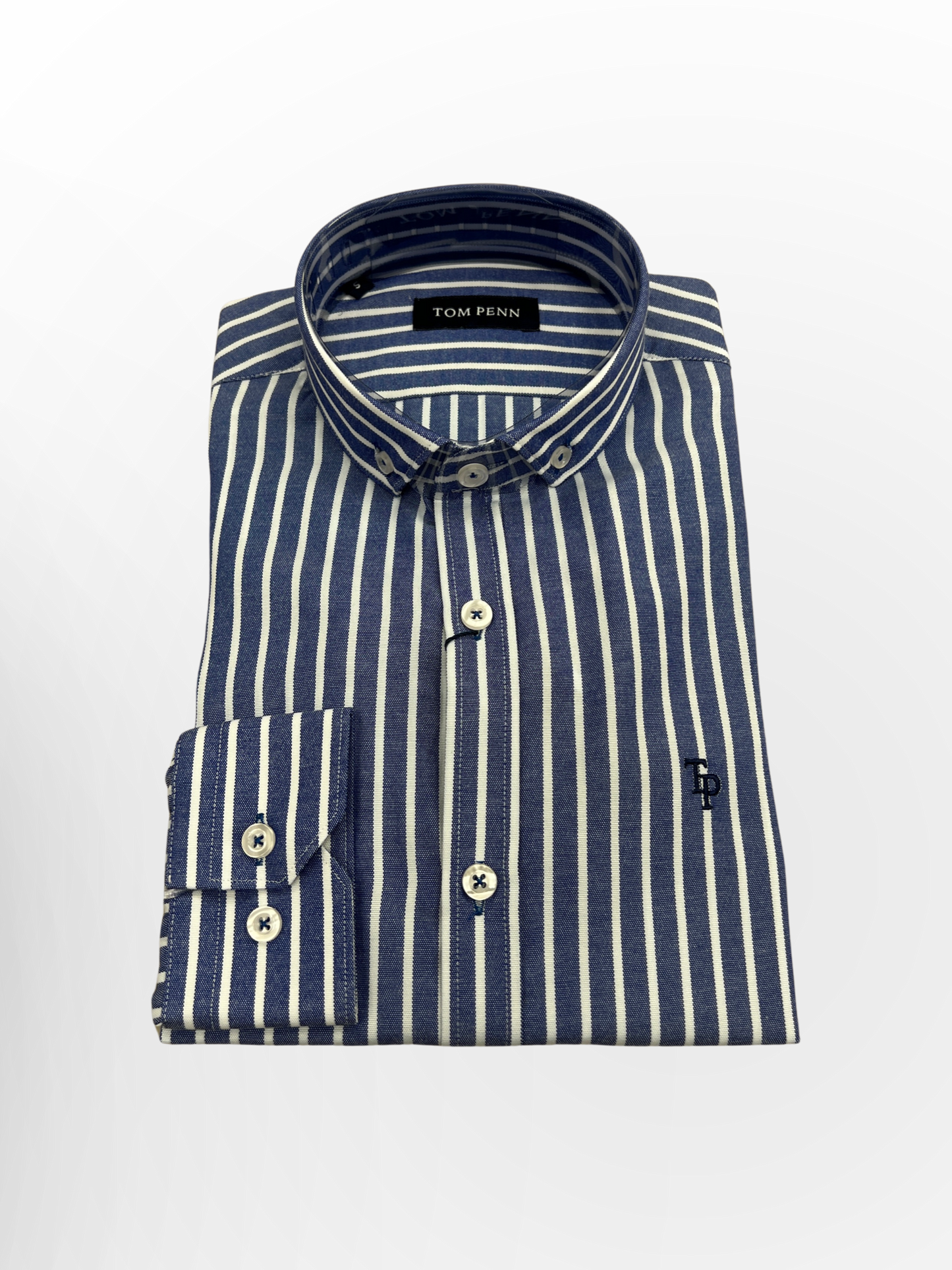 Oxford Stripe Shirt - Blue TP932
