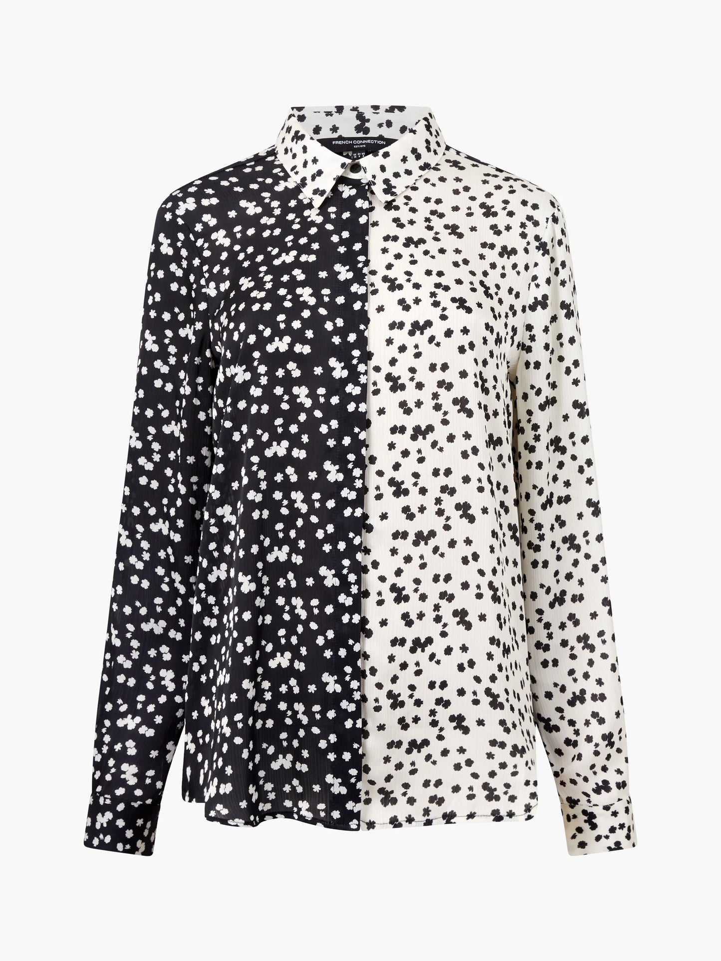 Harriet Mix Delancey Shirt - Blackout/Porcelain