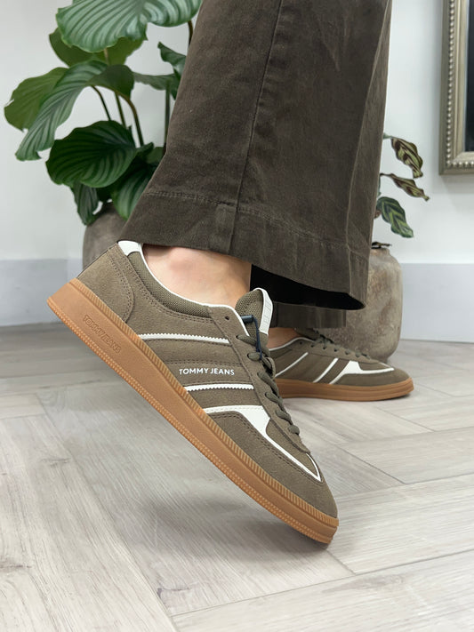 The Greenwich Suede Mixed Texture Trainers - Homestead