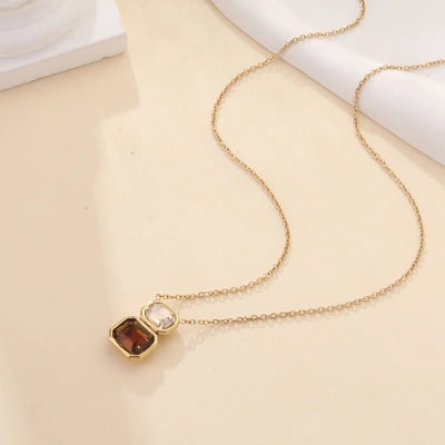 Bethany Necklace - Taupe