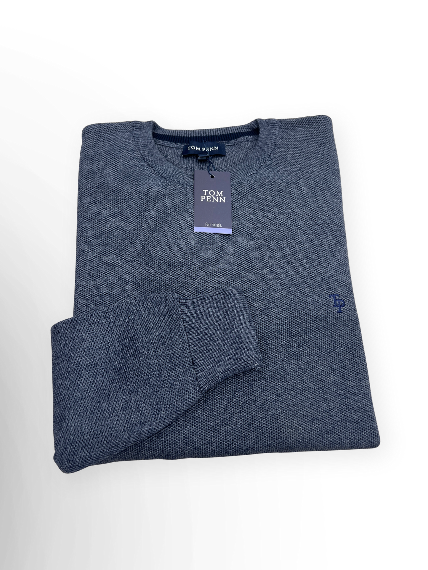 Crew Neck Knitwear - Indigo TP067K