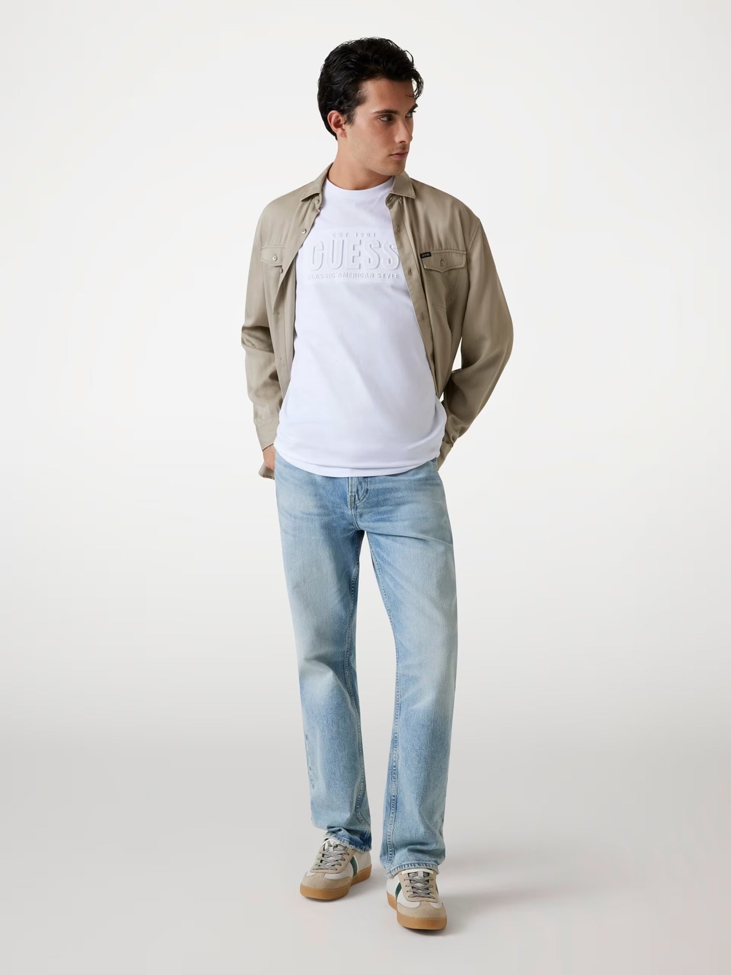 Embossed Logo T-Shirt - White