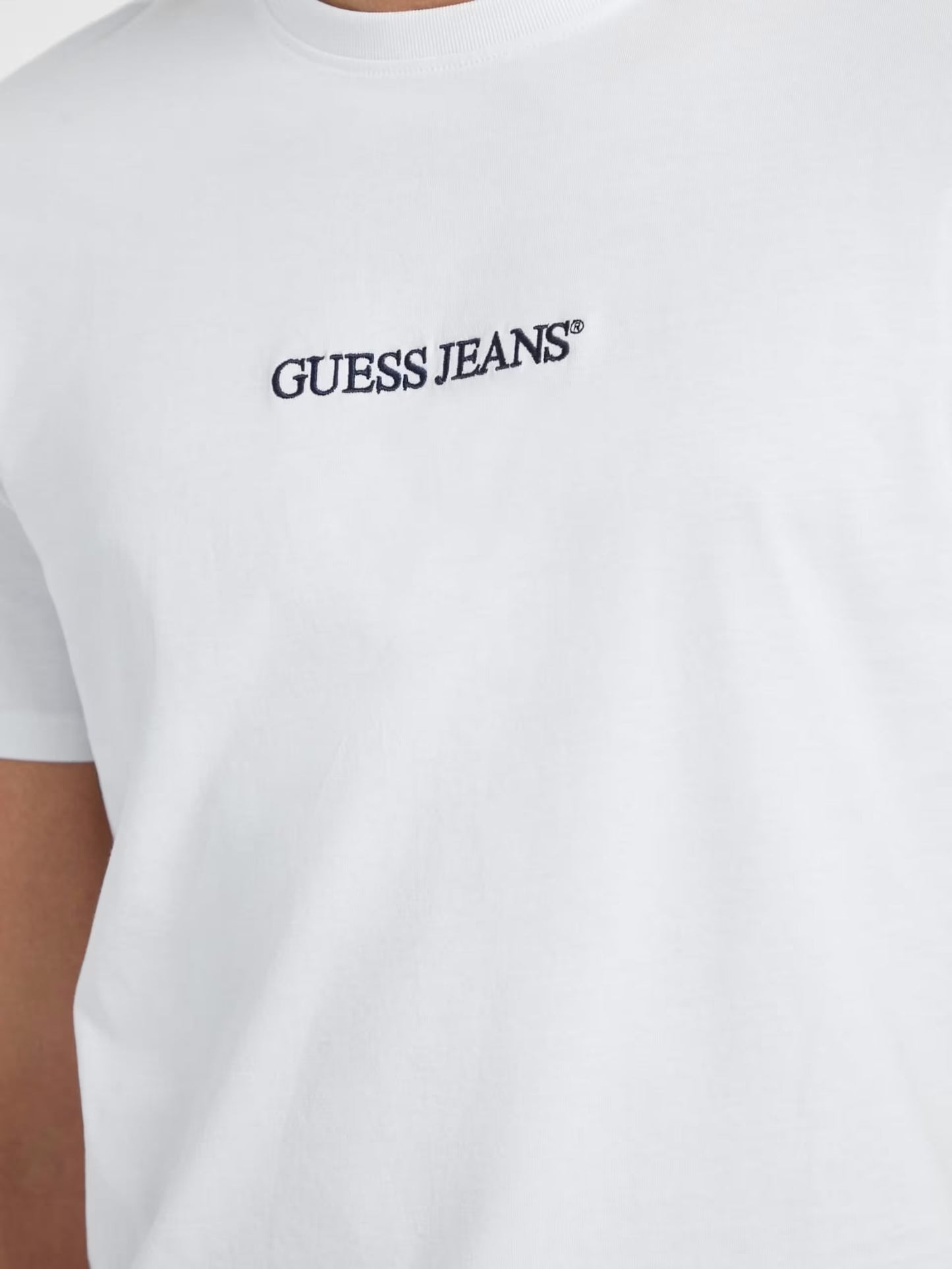 Slim Embroidered Logo T-Shirt - White