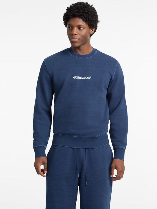 Embroidery Logo Sweater - Blue