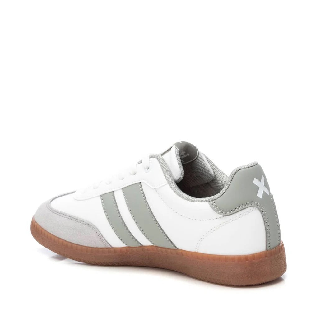 XTI Double Stripe Trainer - Khaki 143485