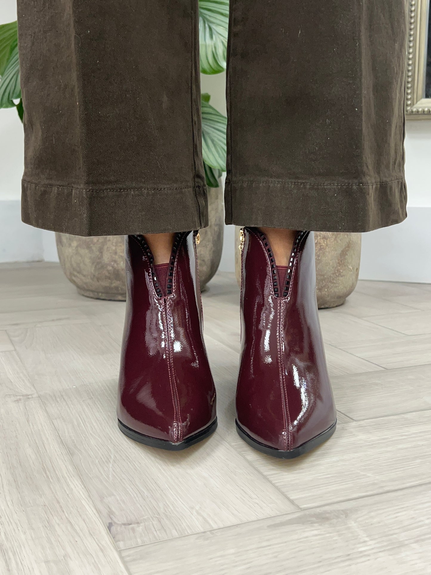 Kate Appleby ‘Bethesda’ Ankle Boot - Damson