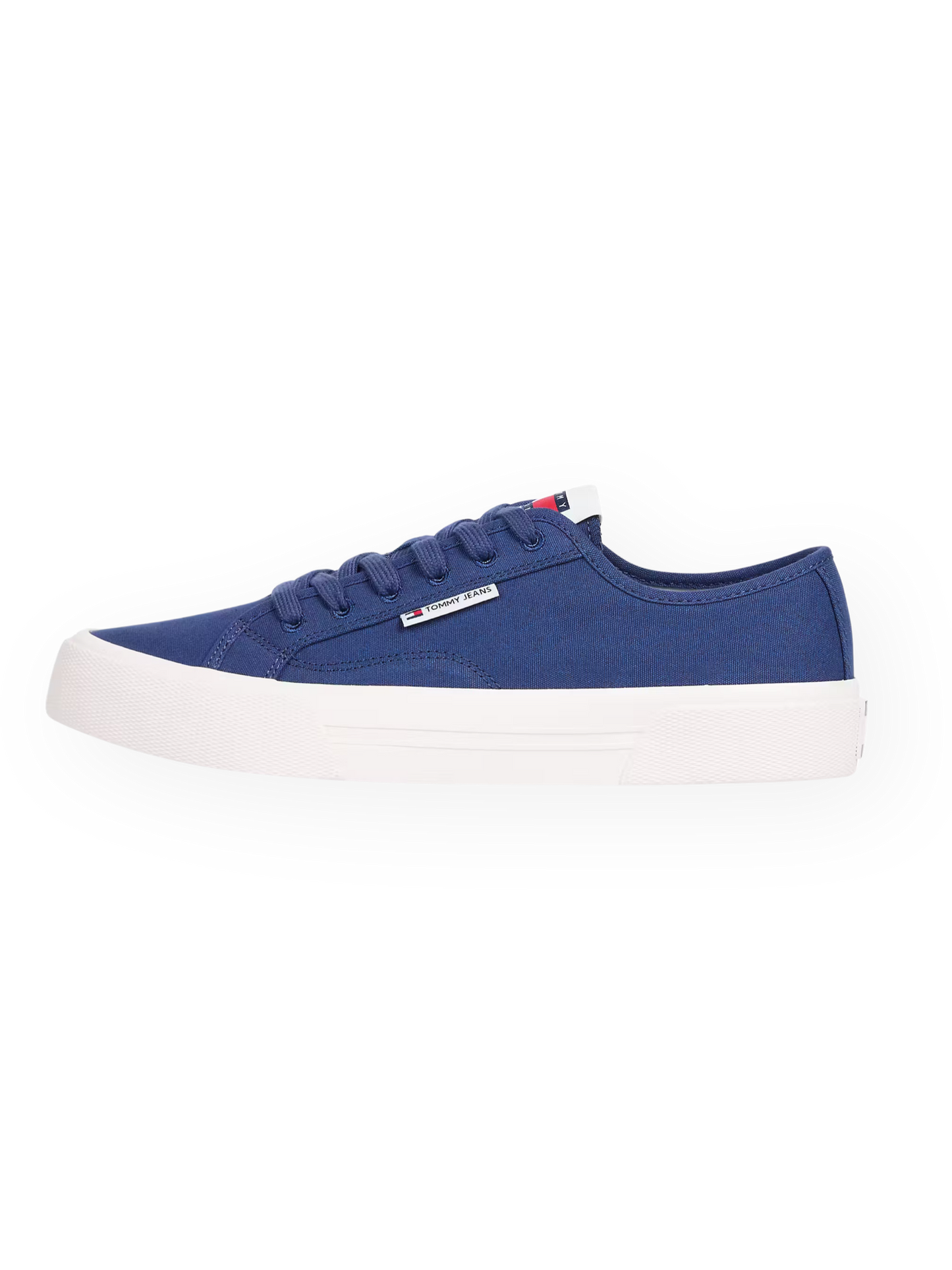Canvas Lace Up Trainers - Velvet Blue