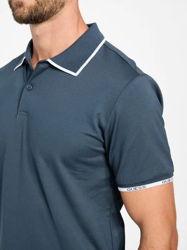 Pique Polo Shirt - Aqua