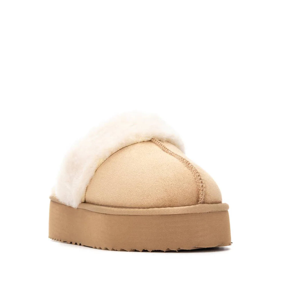 XTI 144440 Beige Microfibre Slingback Slipper - Beige
