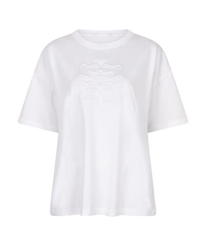EsQualo Monogram T-Shirt - White