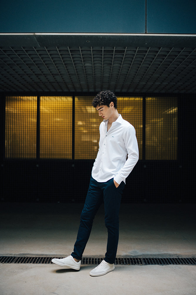 Dario Beltran 'Agramo' LS Shirt - White