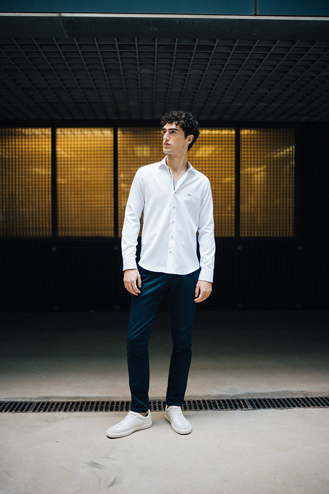 Dario Beltran 'Agramo' LS Shirt - White