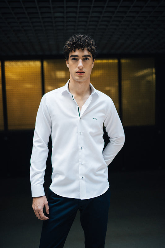 Dario Beltran 'Agramo' LS Shirt - White