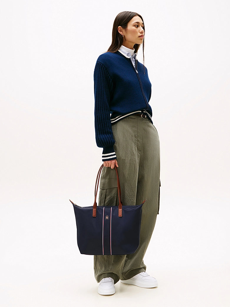 Corporate TH Monogram Tote Bag - Space Blue