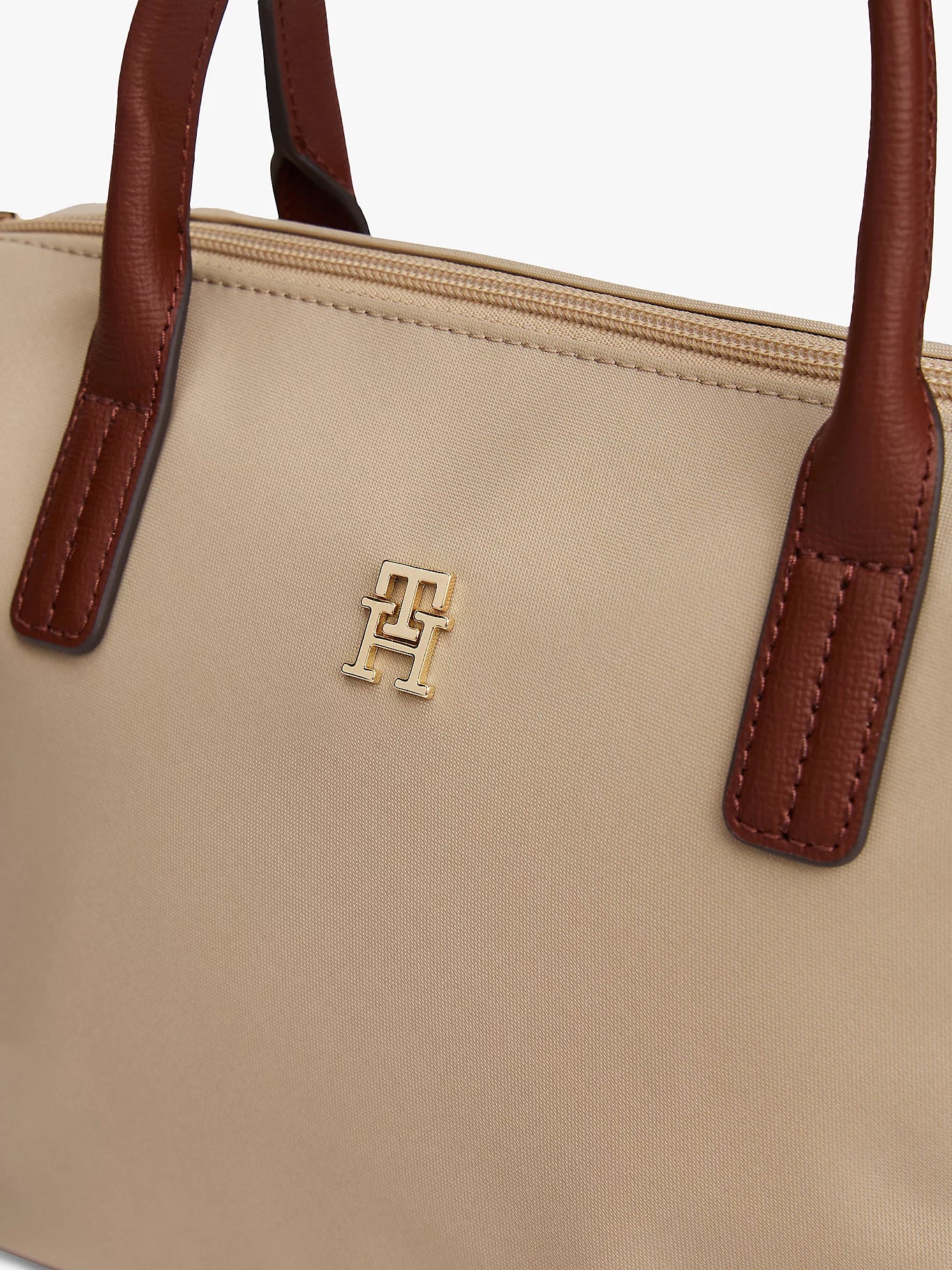Webbing Crossbody Tote Bag - Sandalwood