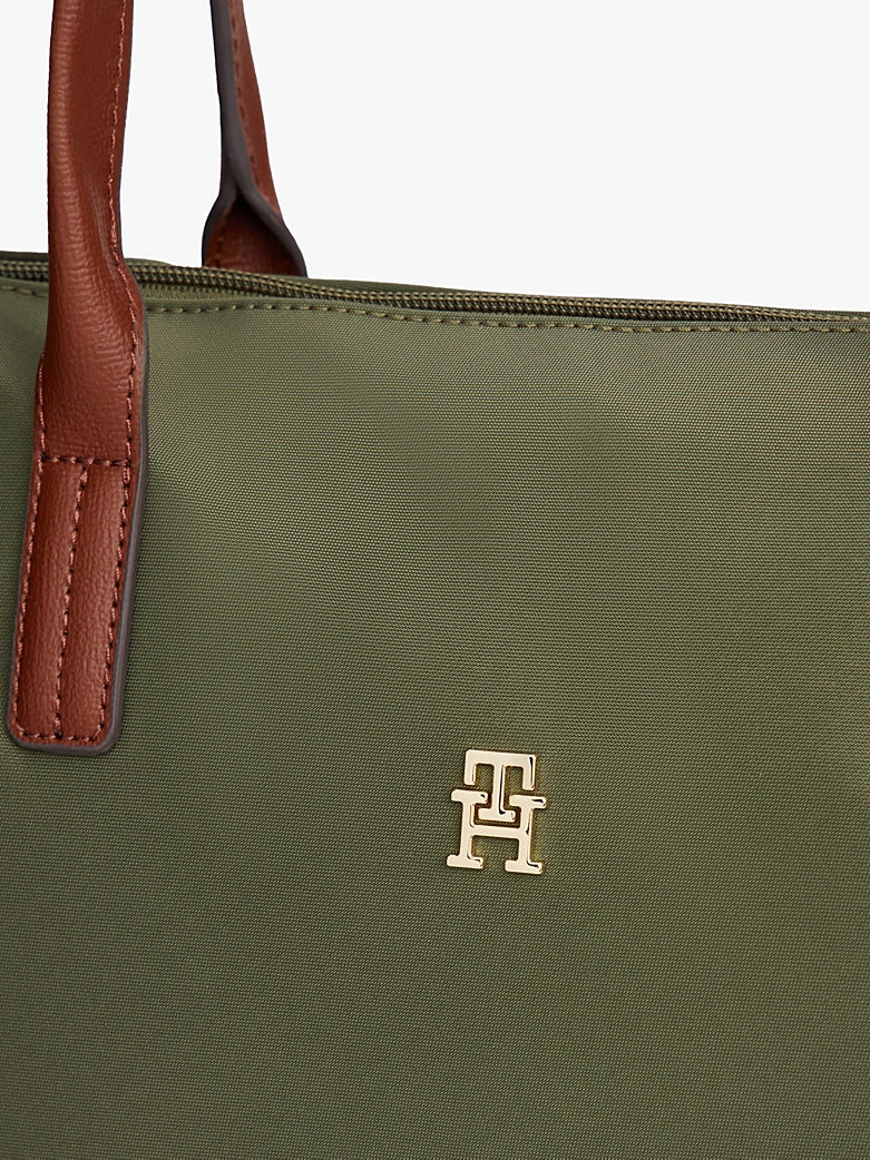 TH Monogram Tote Bag - Huntsman Green