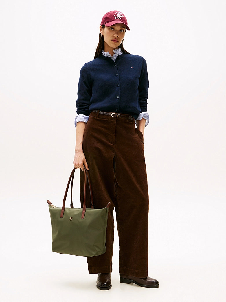 TH Monogram Tote Bag - Huntsman Green