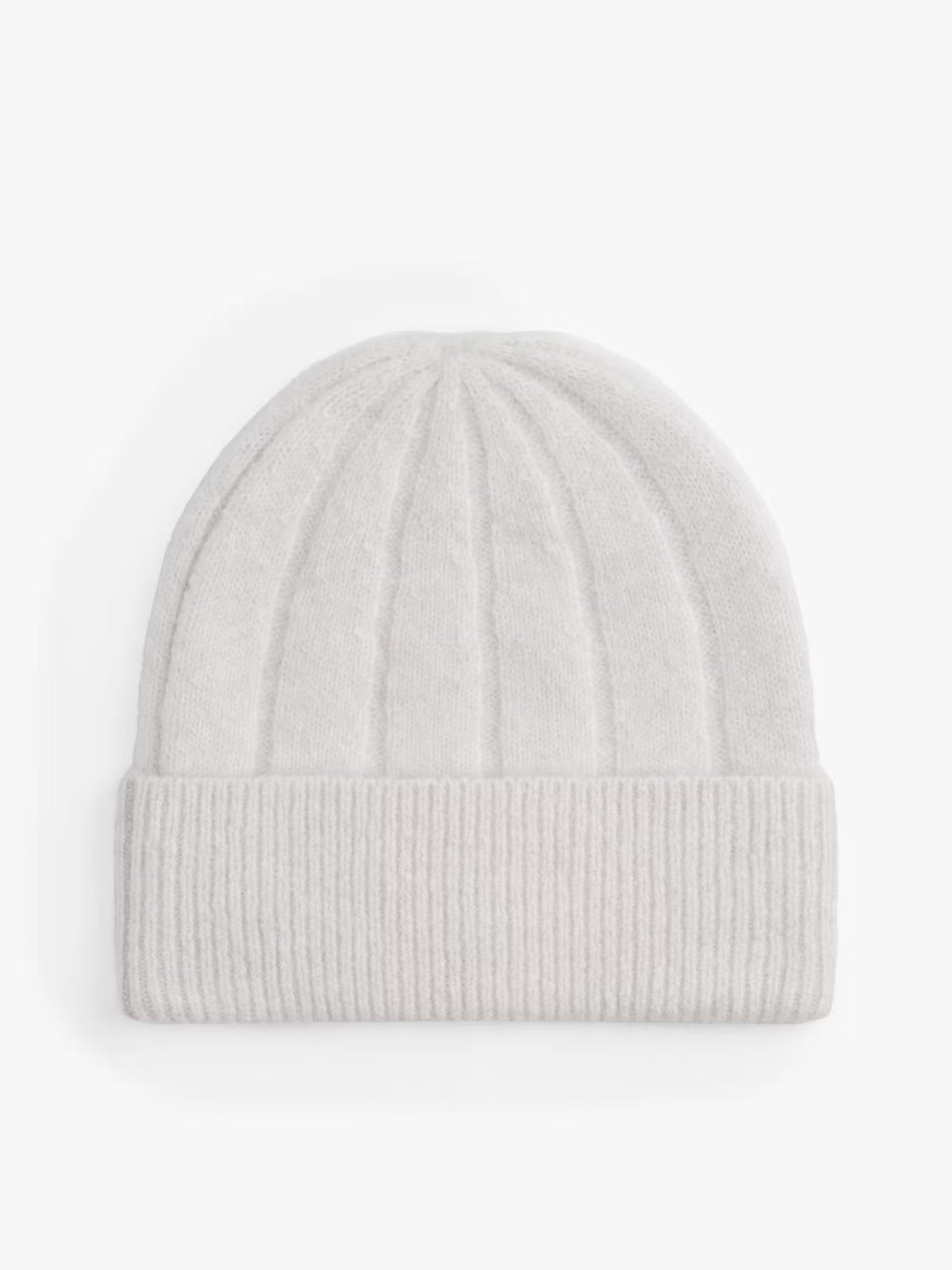 TH Flag Fluffy Beanie - Grey Whisper