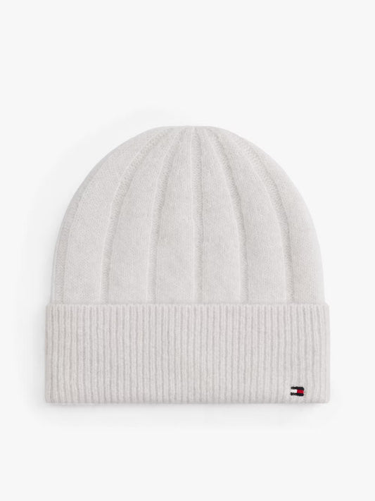 TH Flag Fluffy Beanie - Grey Whisper