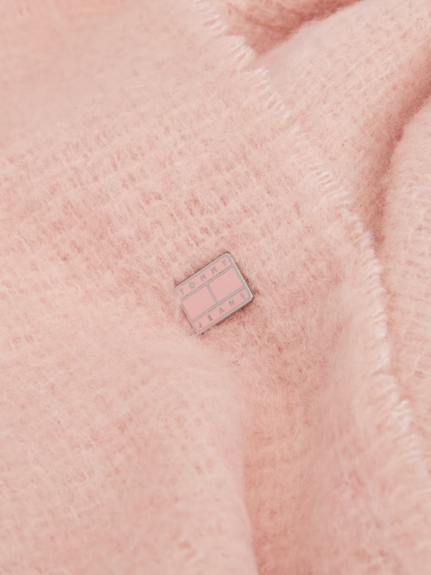 TJW Heritage Wool Blend Scarf - Delicate Pink