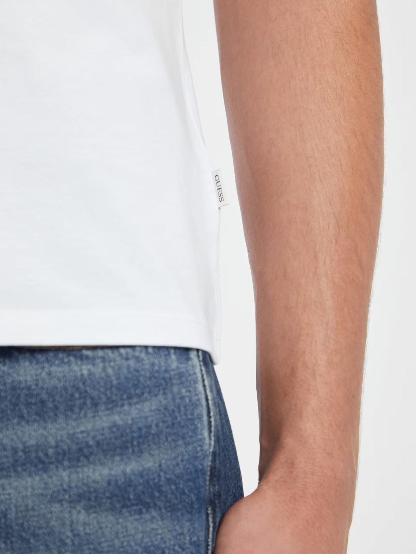 Slim Embroidered Logo T-Shirt - White