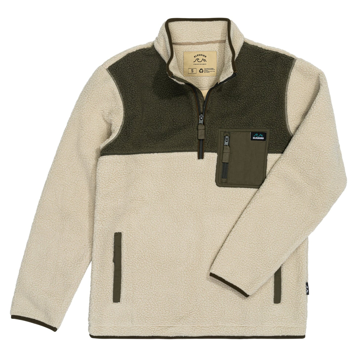 Polar 1/4 Zip Fleece - Sand