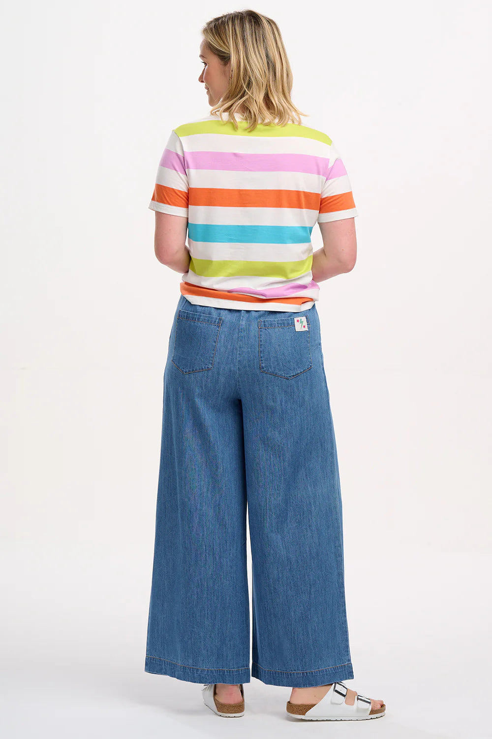 Maggie T-Shirt - Multi, Bold Stripes