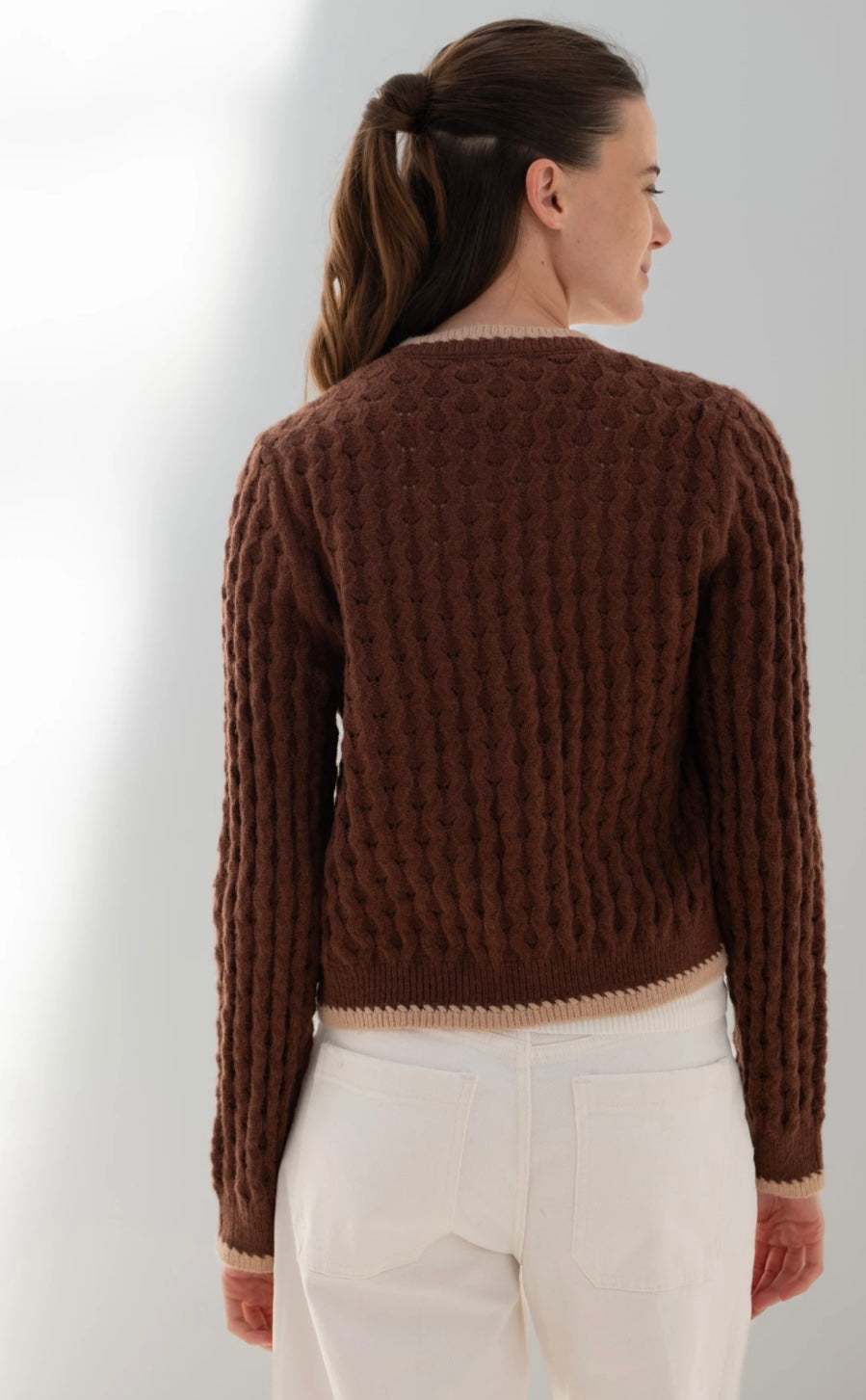 Layla Cardigan - Ecru