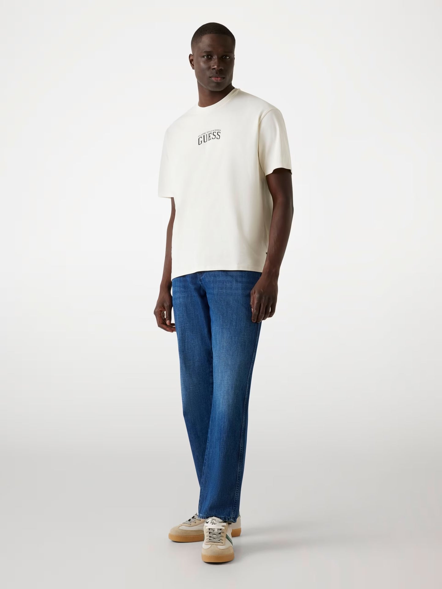 Embroidered Logo T-Shirt - Multi Beige