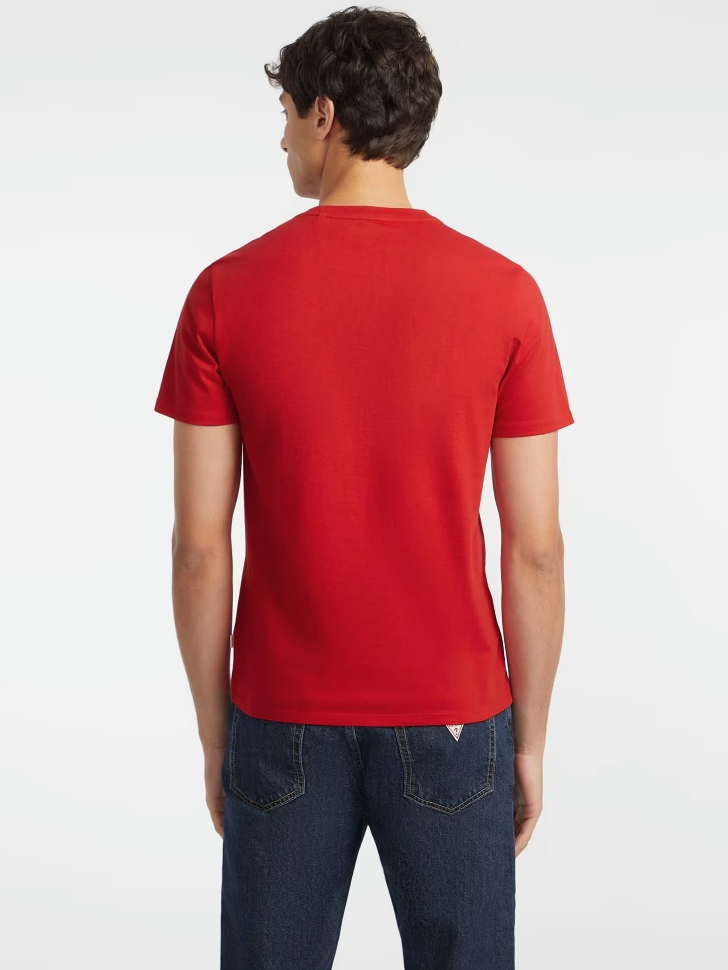 Slim Embroidered Logo T-Shirt - Red