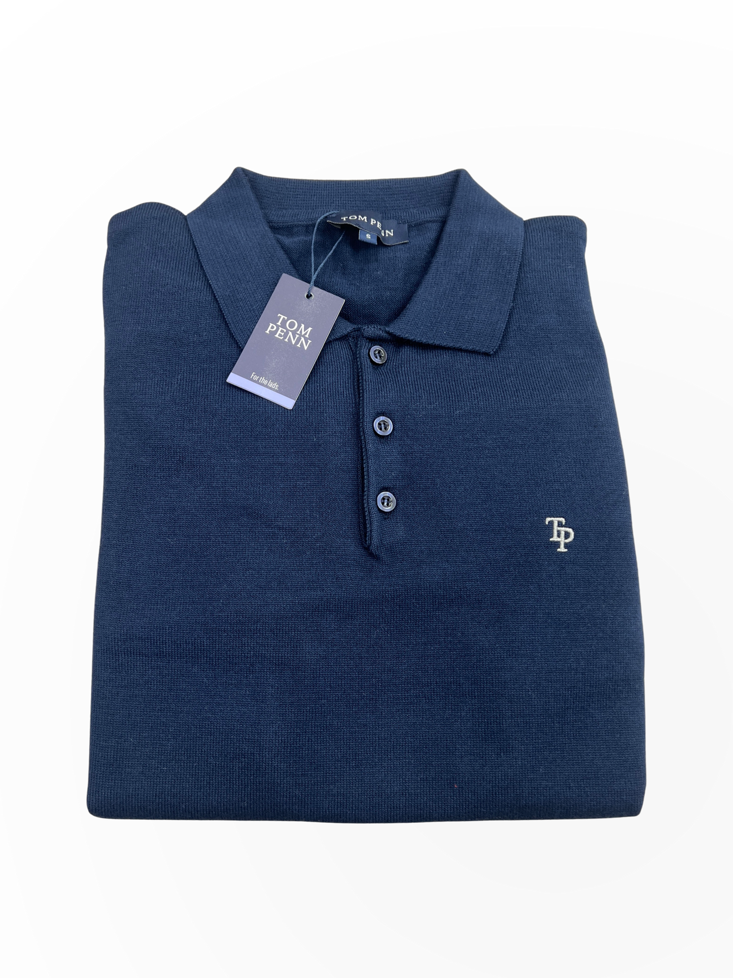 Knitted Polo - Navy TP 055
