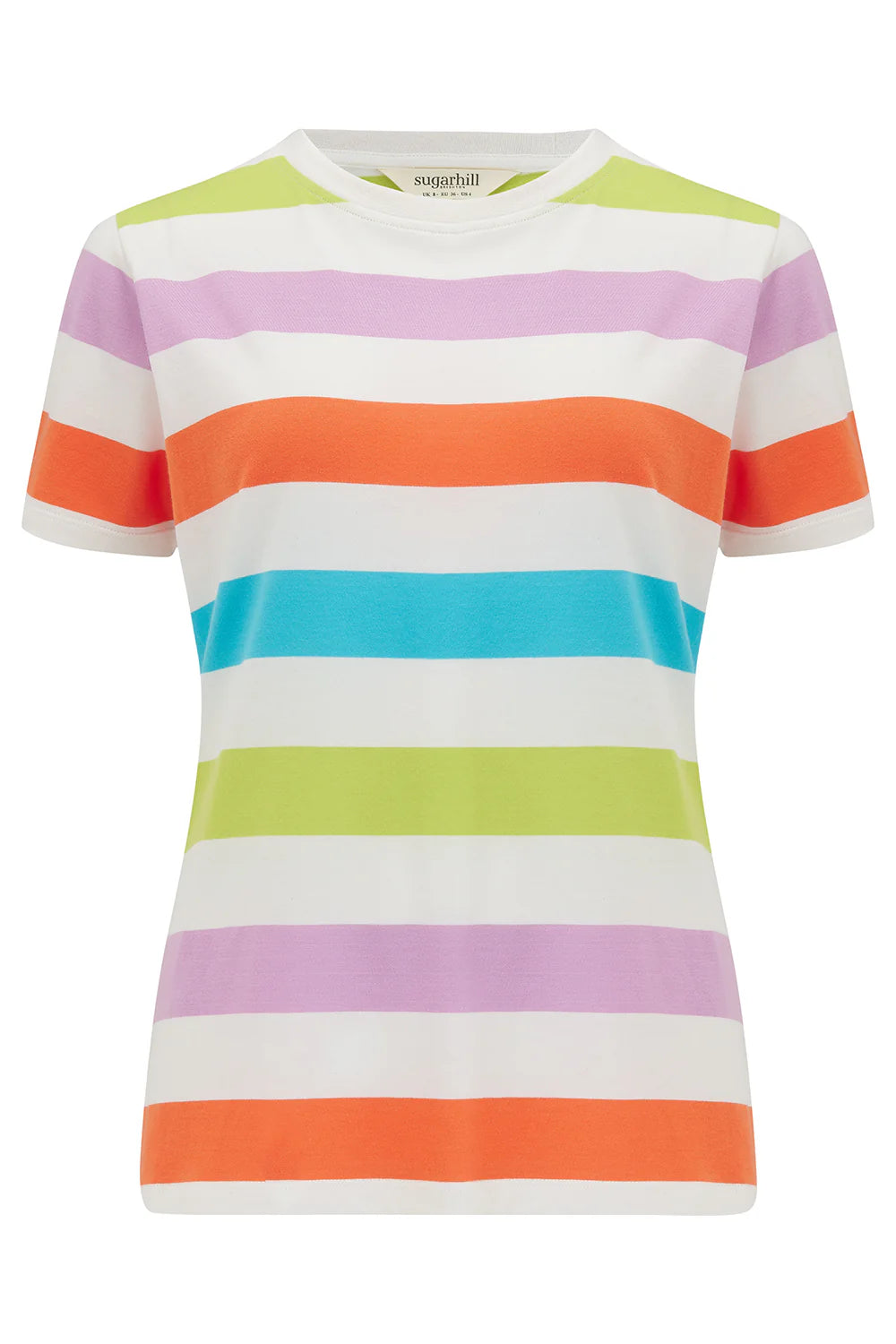 Maggie T-Shirt - Multi, Bold Stripes