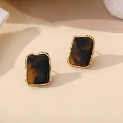 June Earring - Brown