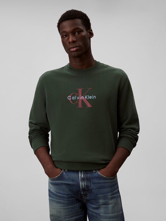 Terry Monologo Cotton Sweatshirt - Sycamore