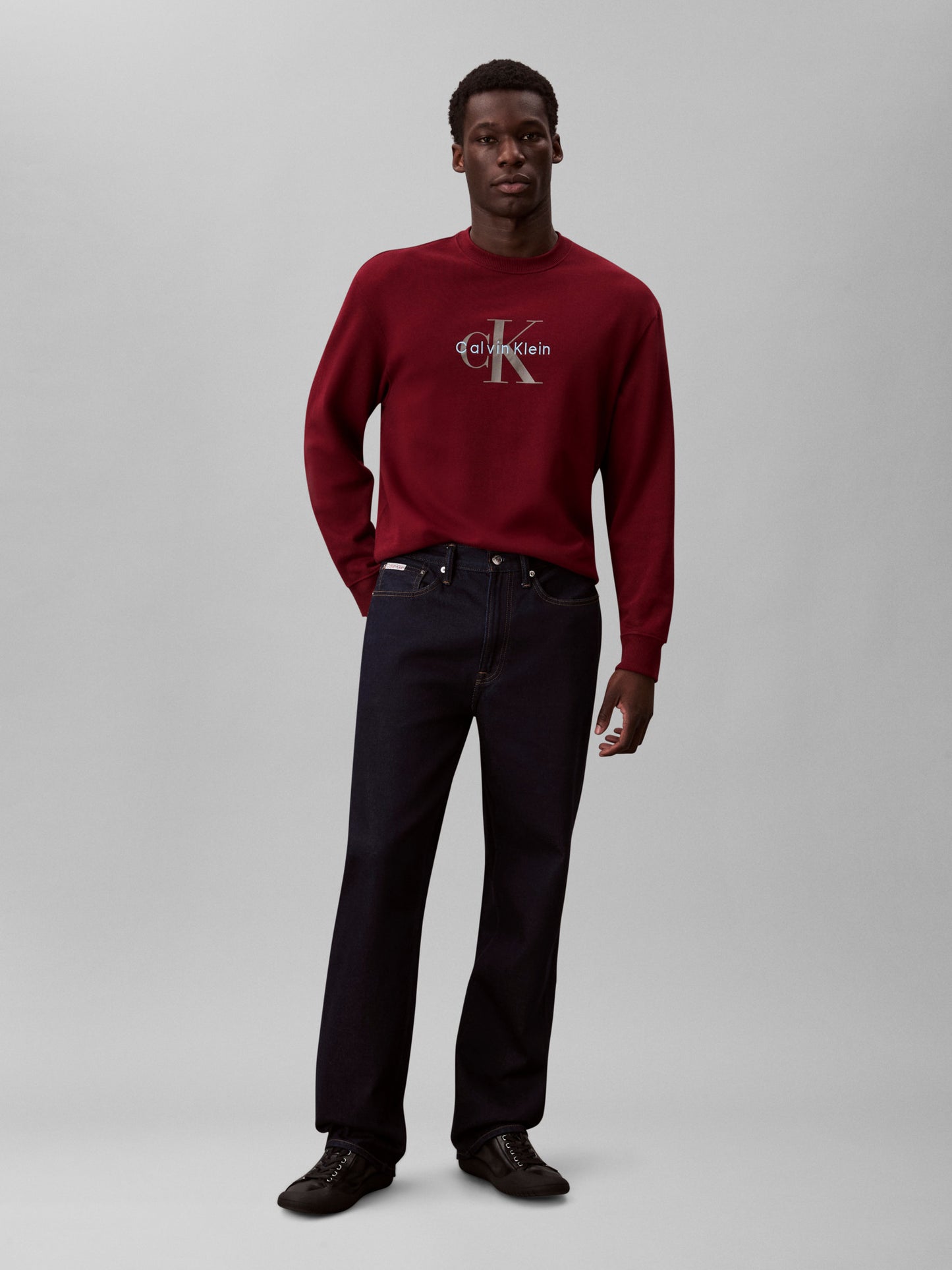 Terry Monologo Cotton Sweatshirt - Renaissance Red