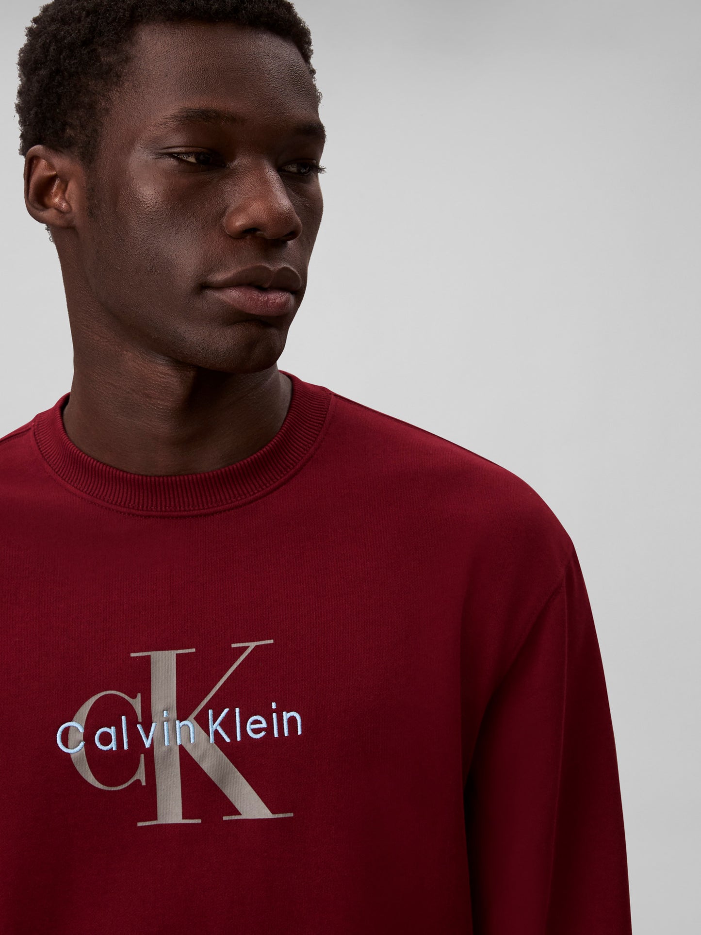 Terry Monologo Cotton Sweatshirt - Renaissance Red