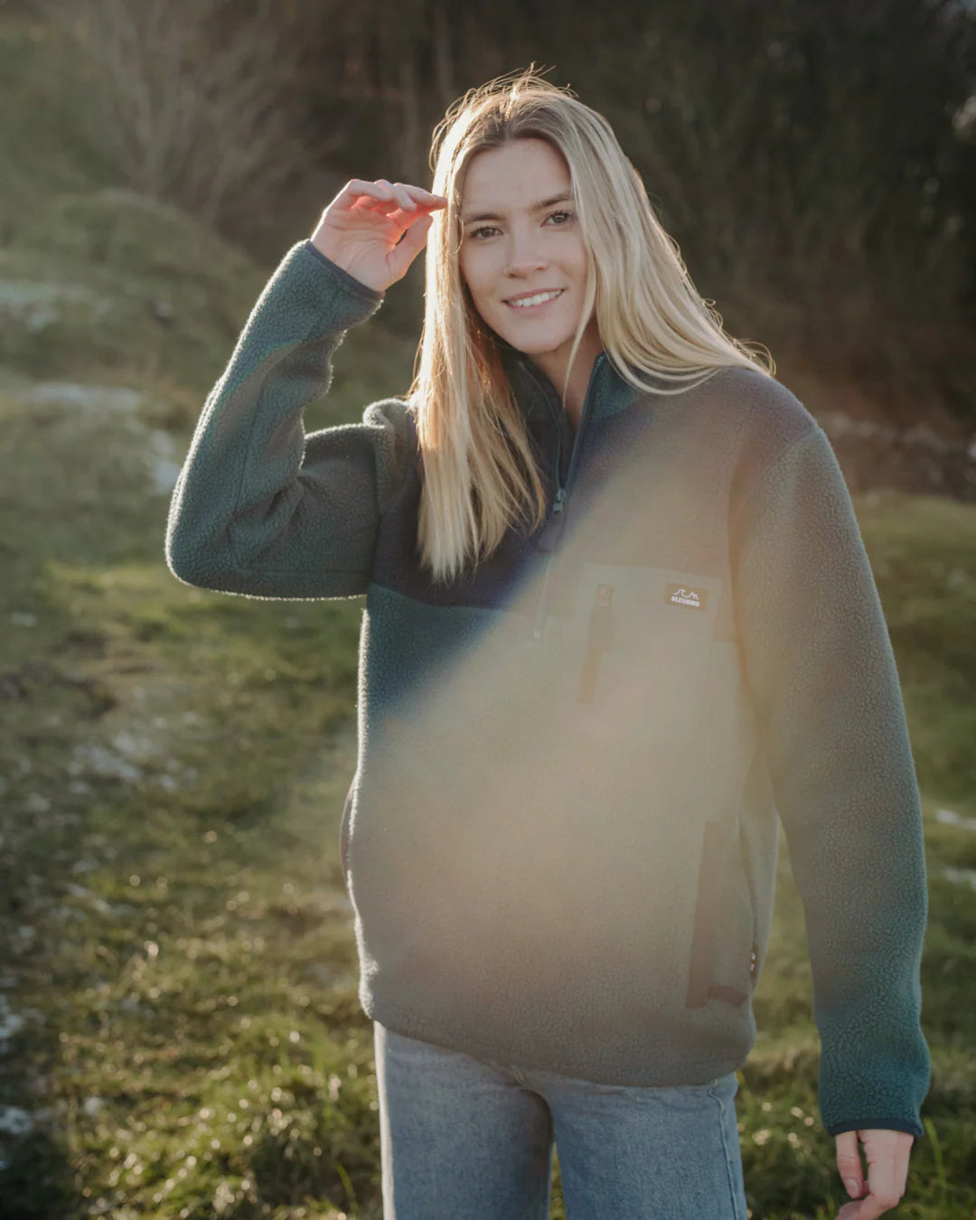 Polar 1/4 Zip Fleece - Teal