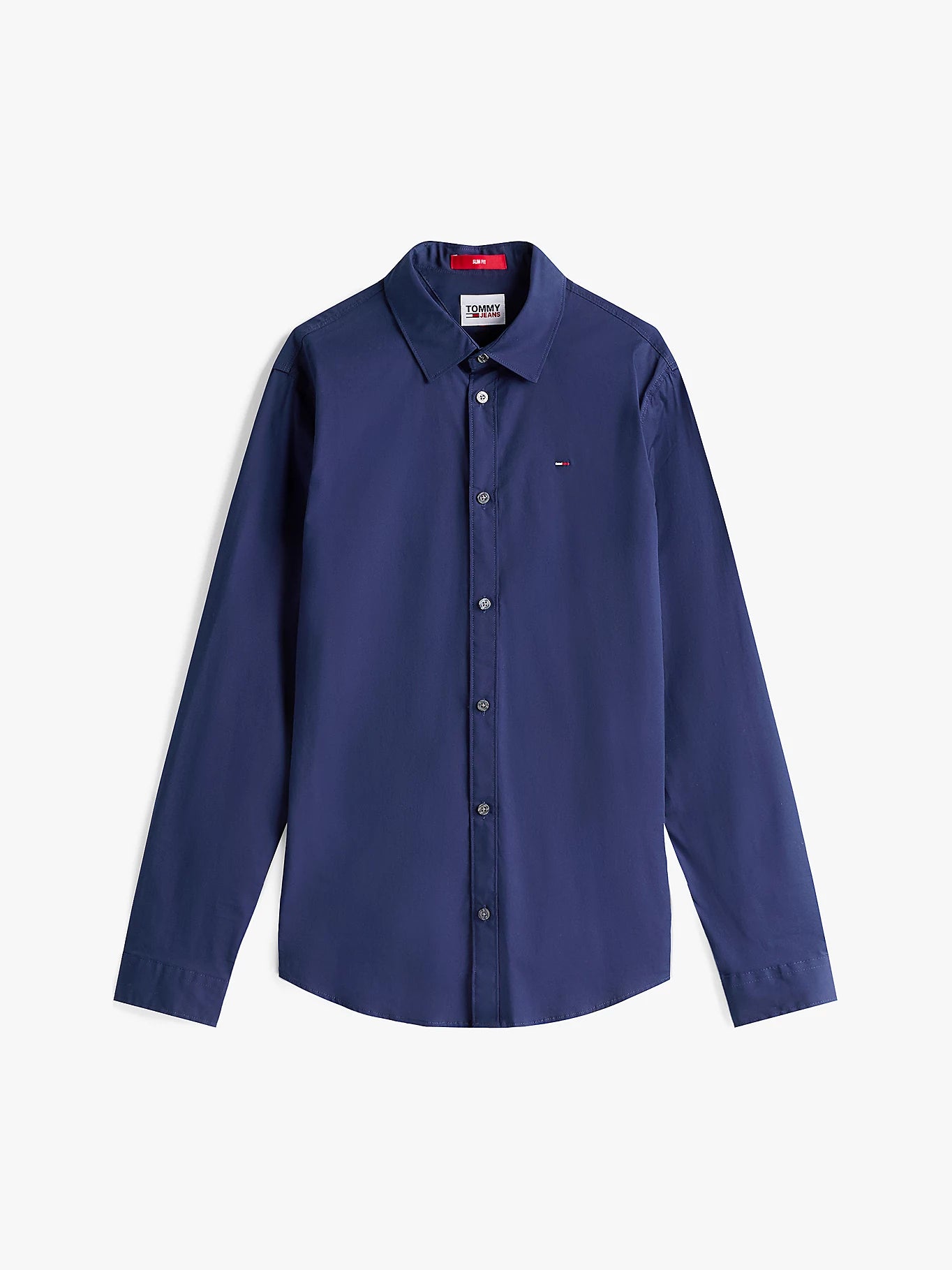 Slim Fit Poplin Shirt - Navy