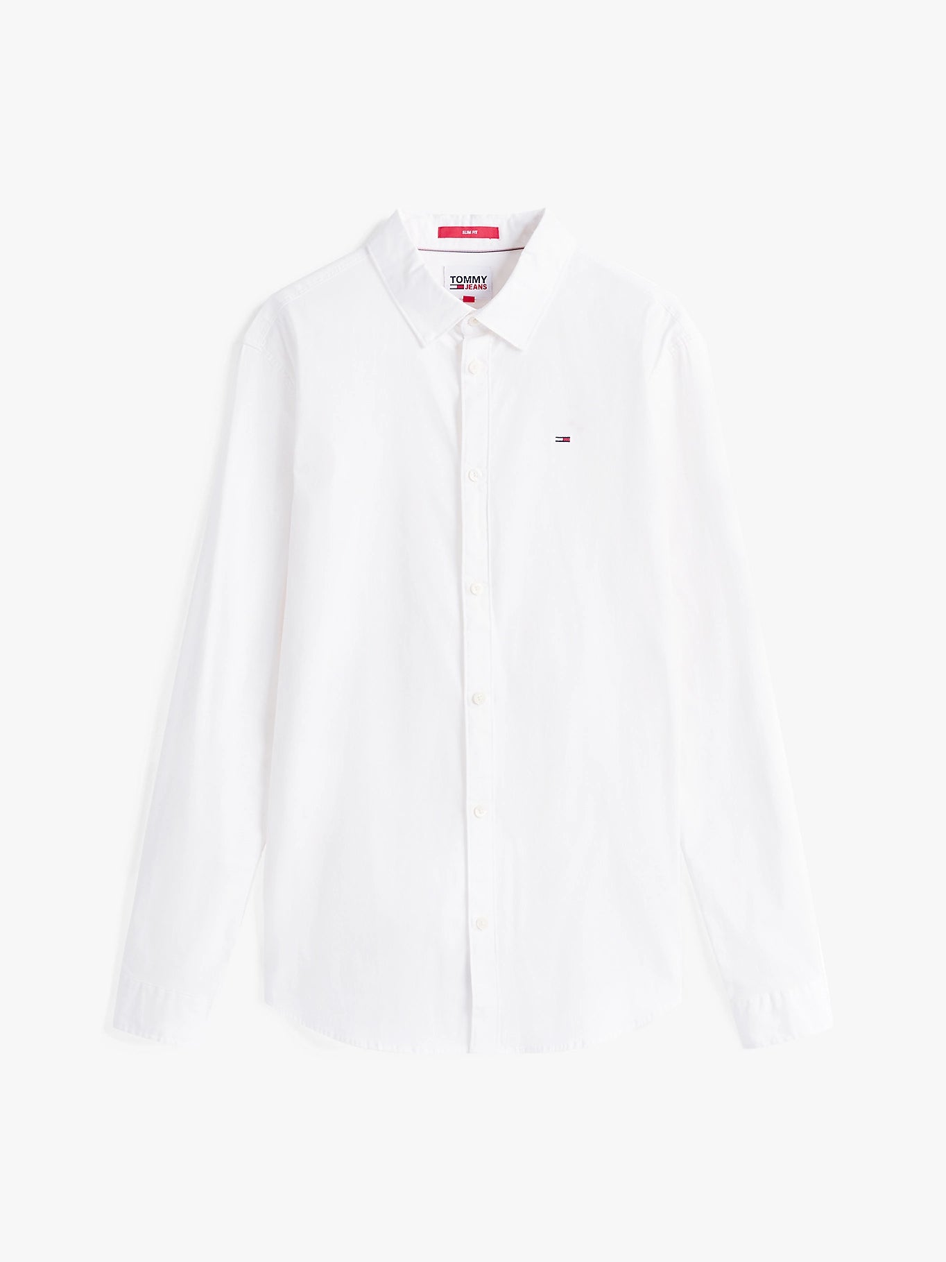 Slim Fit Poplin Shirt - Classic White