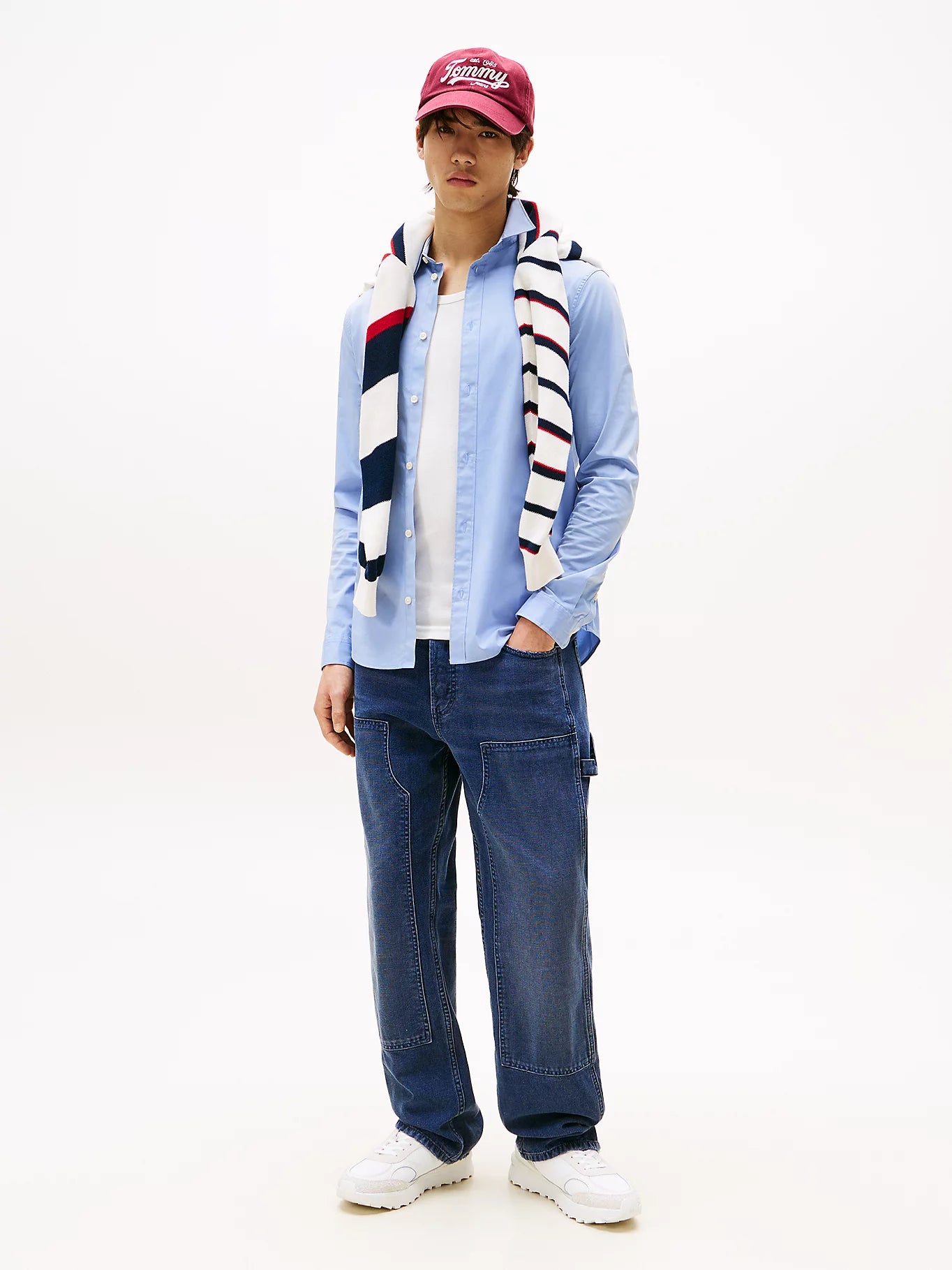 Slim Fit Poplin Shirt - Lavender Lustre
