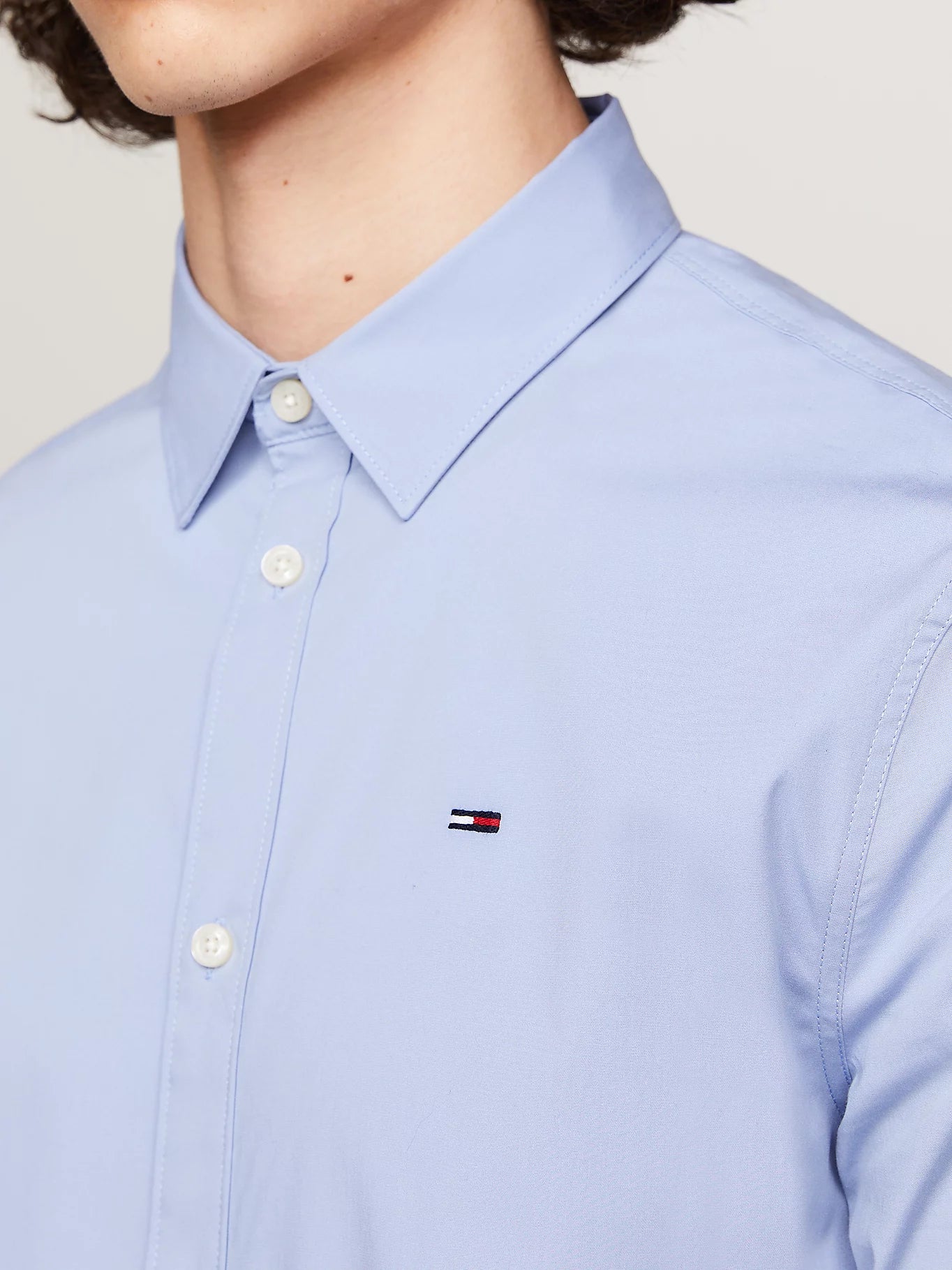 Slim Fit Poplin Shirt - Lavender Lustre