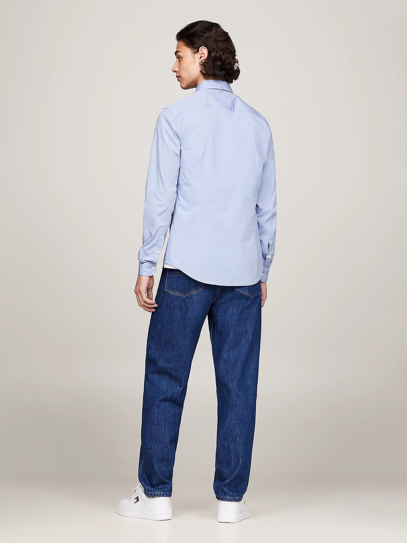 Slim Fit Poplin Shirt - Lavender Lustre