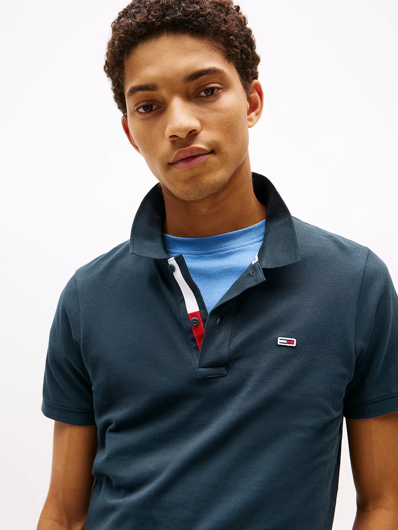 Pure Cotton Slim Fit Polo Shirt - Twilight Navy