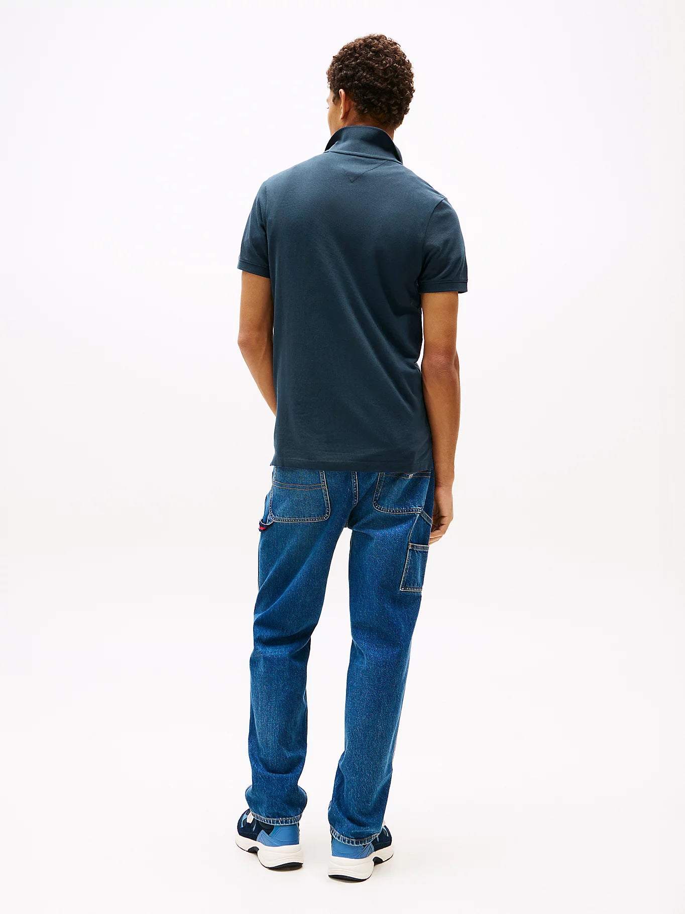 Pure Cotton Slim Fit Polo Shirt - Twilight Navy