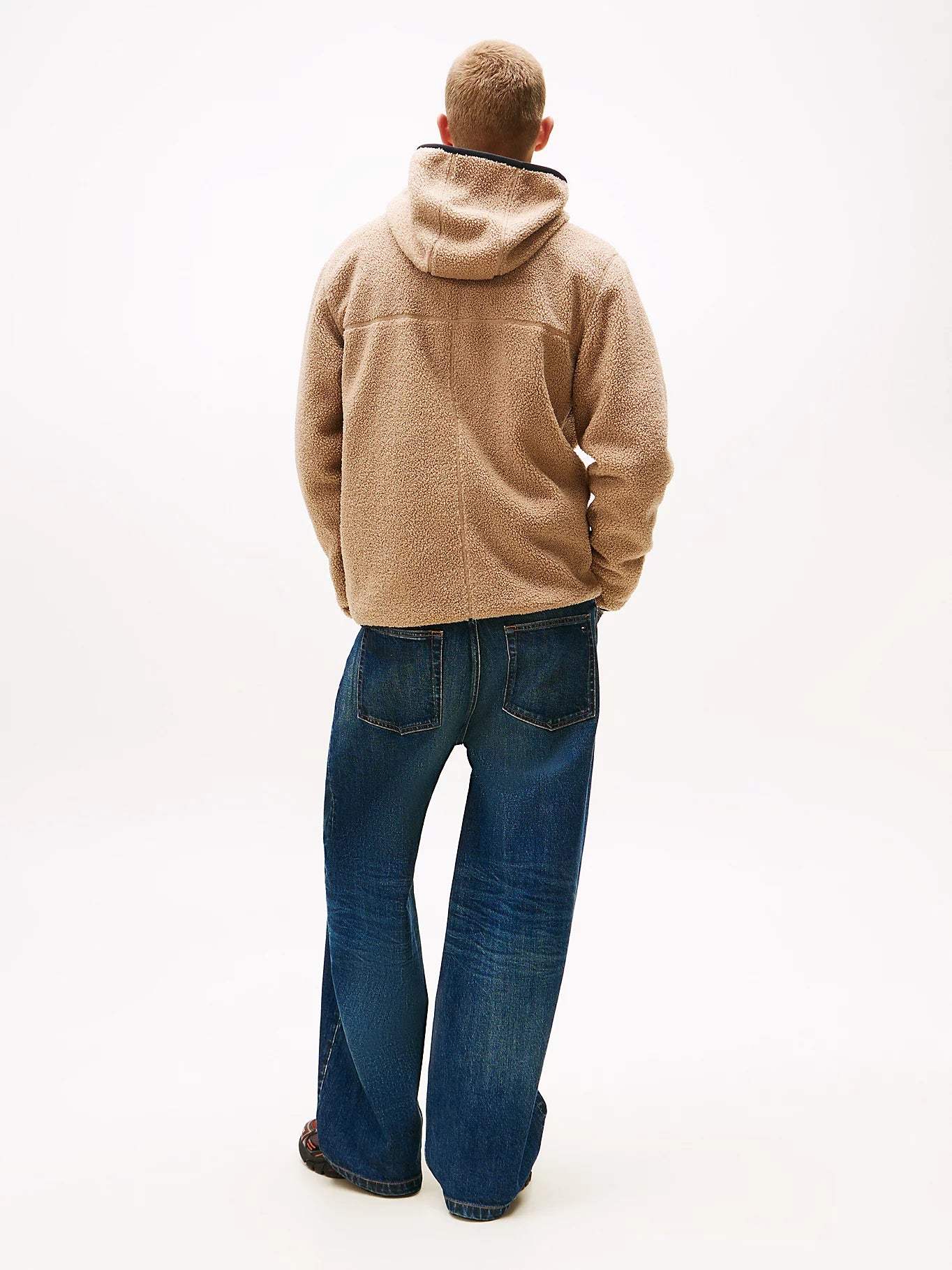 Teddy Zip-Thru Hoody - Costal Taupe