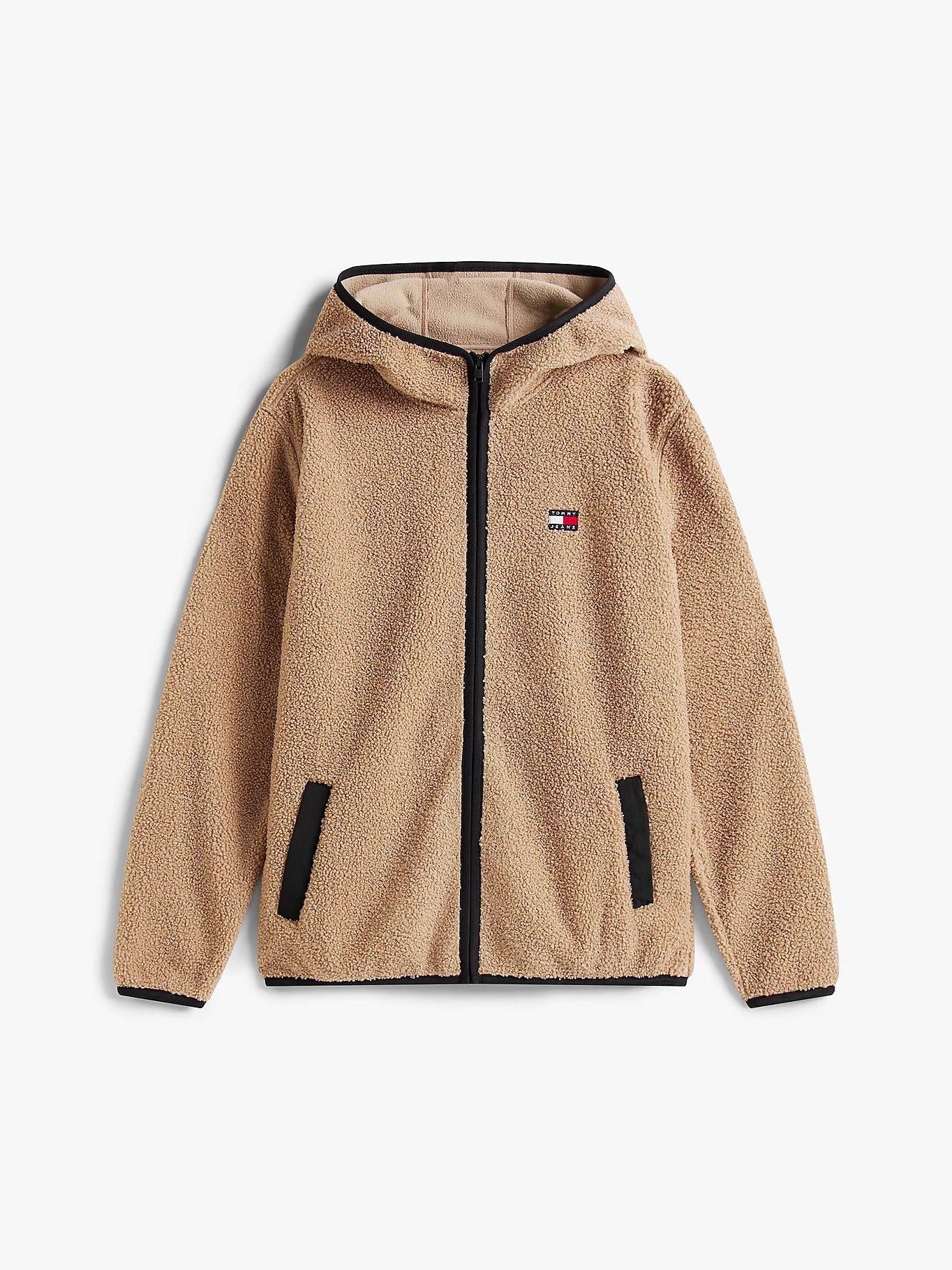 Teddy Zip-Thru Hoody - Costal Taupe