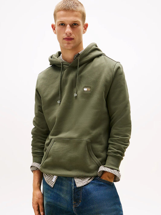 Regular Badge Hoodie - Pewter Green Tonal