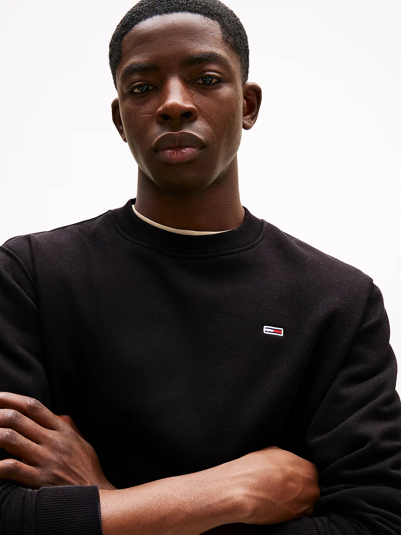 Brushed Fleece Sweatshirt - Black